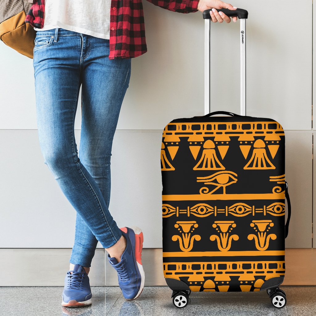 Eye Of Horus Tribal Egypt Pattern Luggage Cover Protector