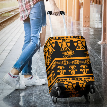 Eye Of Horus Tribal Egypt Pattern Luggage Cover Protector