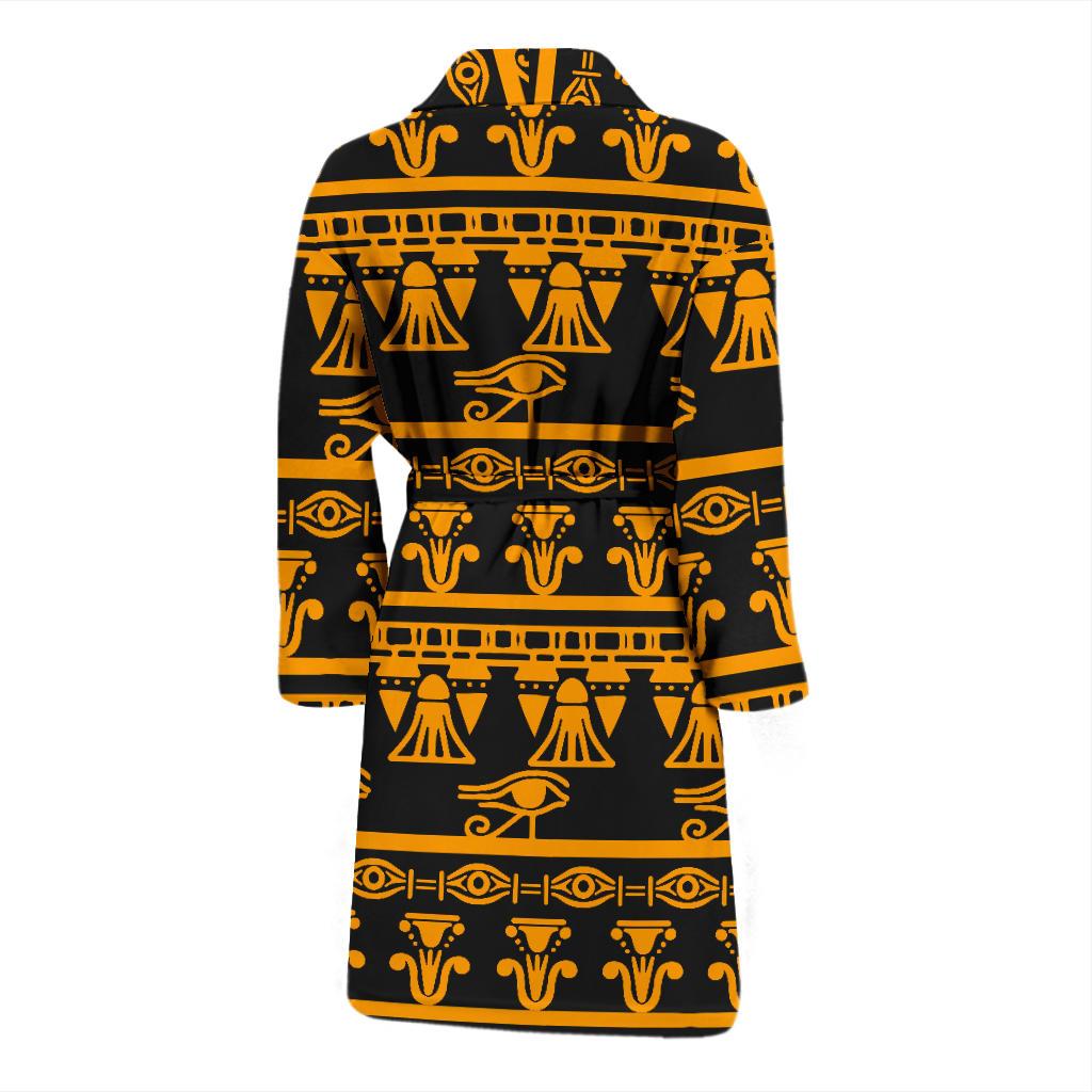 Eye of Horus Tribal Egypt Pattern Men Bath Robe-JTAMIGO.COM
