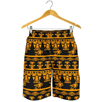 Eye of Horus Tribal Egypt Pattern Mens Shorts-JTAMIGO.COM