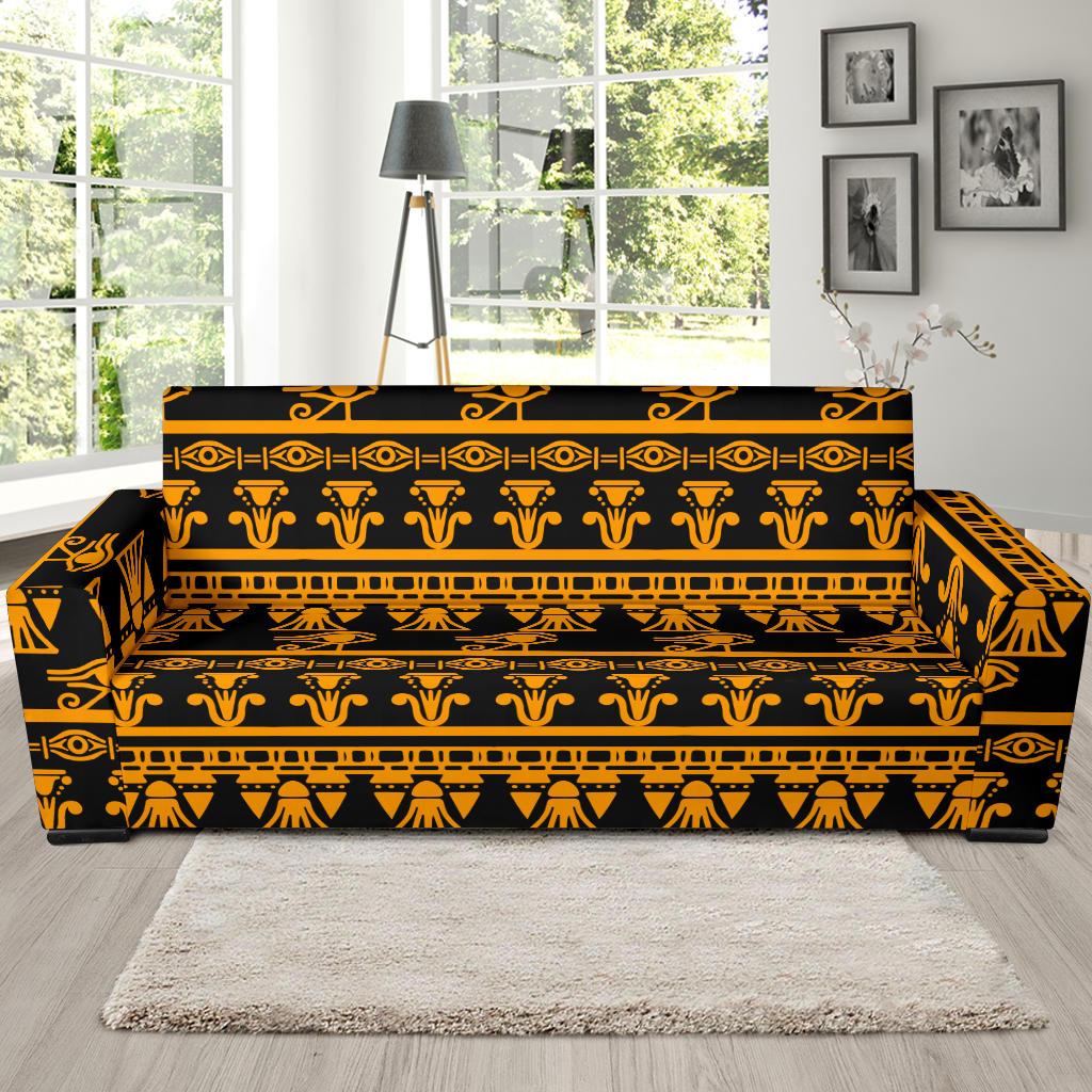 Eye of Horus Tribal Egypt Pattern Sofa Slipcover-JTAMIGO.COM