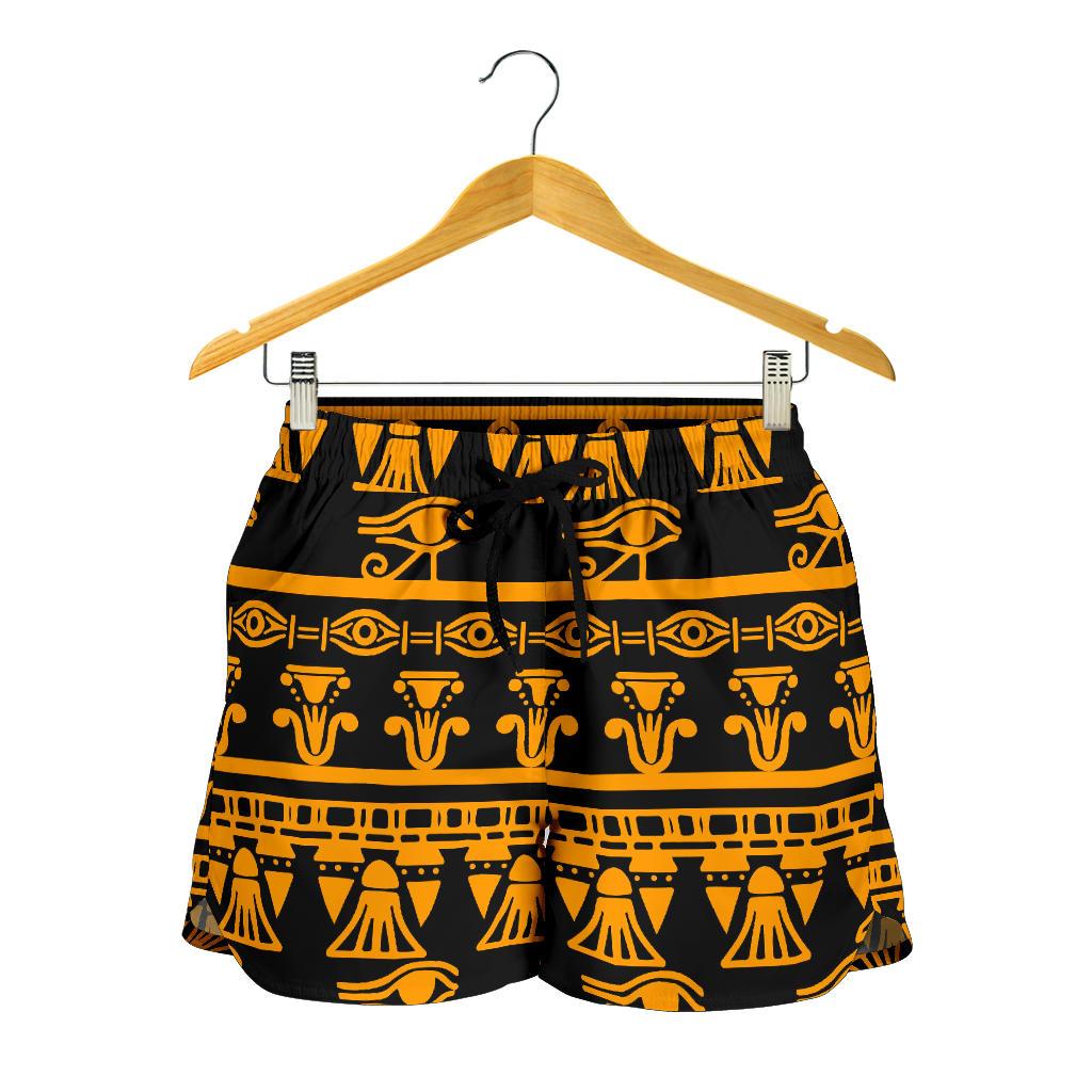 Eye of Horus Tribal Egypt Pattern Women Shorts-JTAMIGO.COM