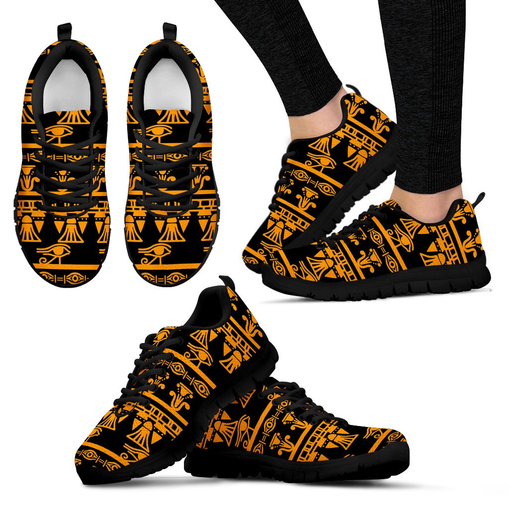 Eye of Horus Tribal Egypt Pattern Women Sneakers Shoes