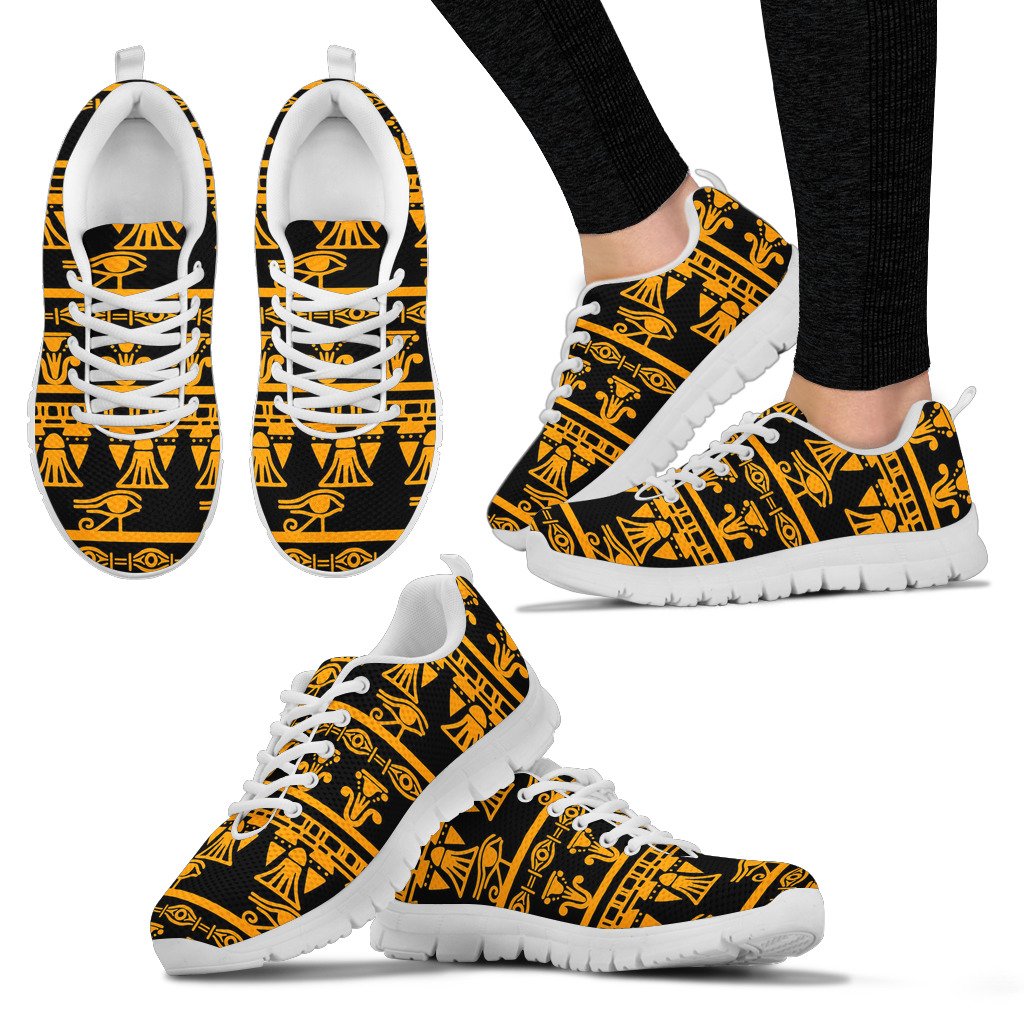 Eye of Horus Tribal Egypt Pattern Women Sneakers Shoes