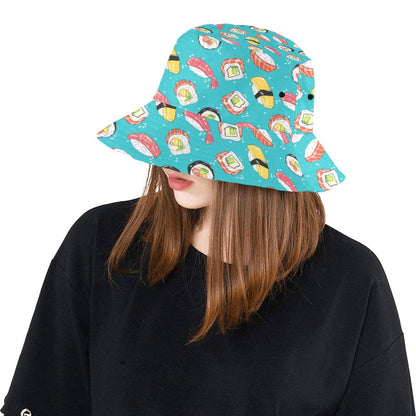 Sushi Print Design LKS305 Unisex Bucket Hat