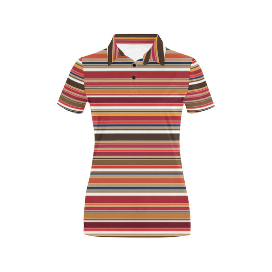 Serape Print Design LKS301 Women's Polo Shirt