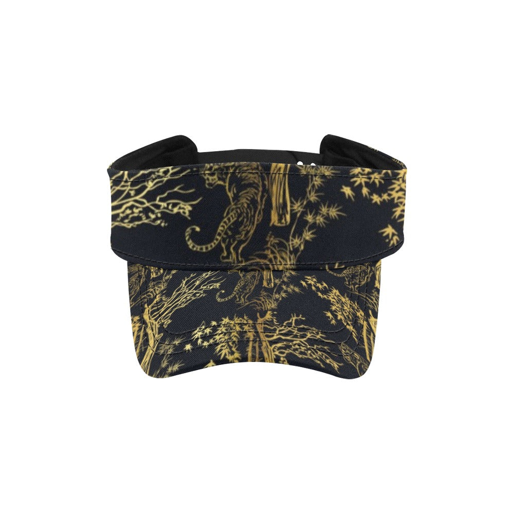 Tiger Gold Print Design LKS307 Unisex Sun Visor
