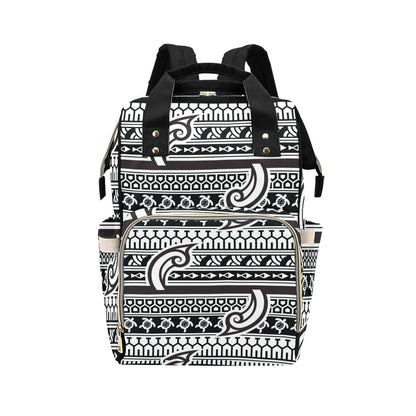 Samoan Style Print Design LKS305 Diaper Bag Backpack