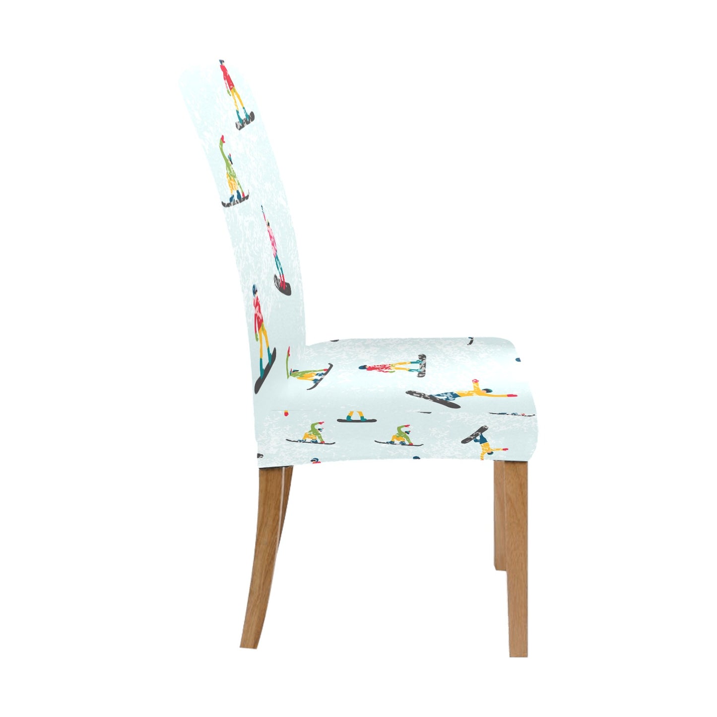 Snowboard Print Design LKS304 Dining Chair Slipcover