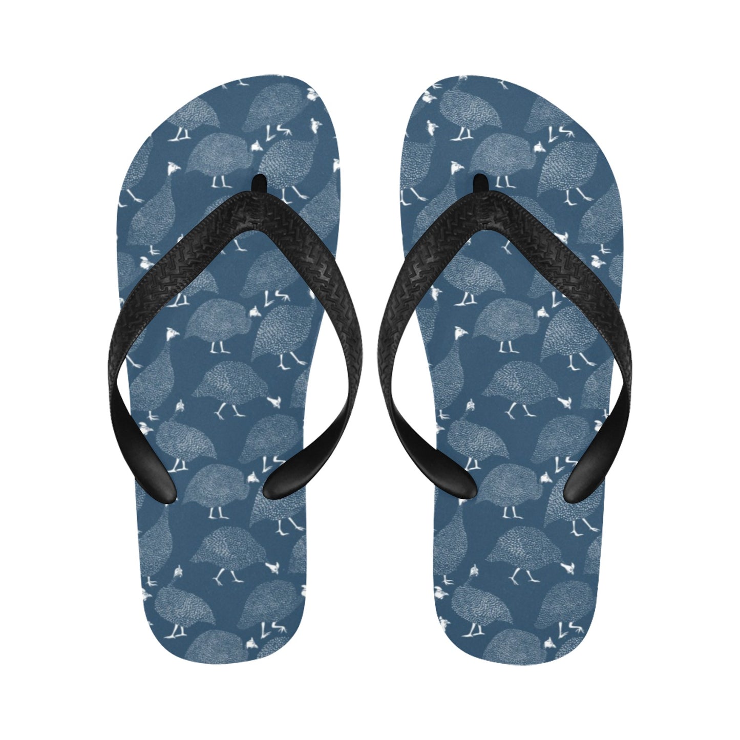 Guinea Fowl Print Design LKS401 Flip Flops