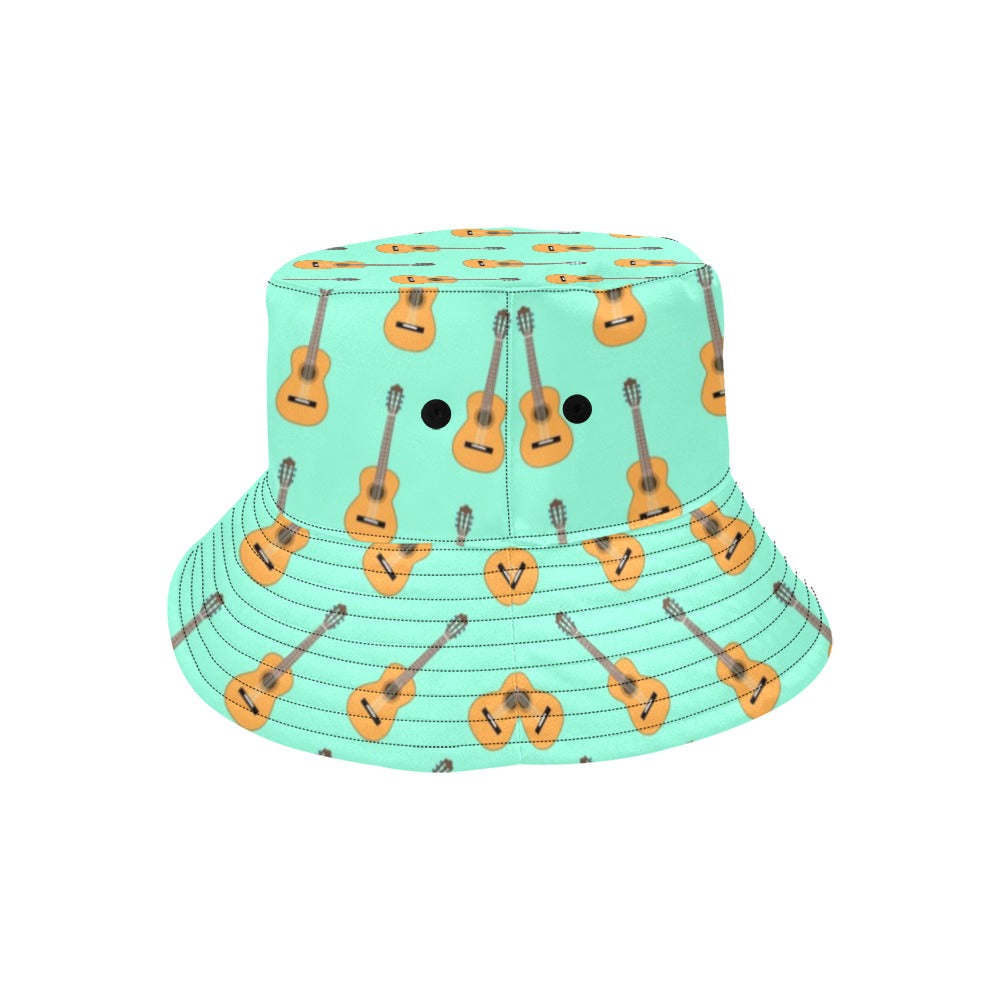 Acoustic Guitar Print Design LKS403 Unisex Bucket Hat