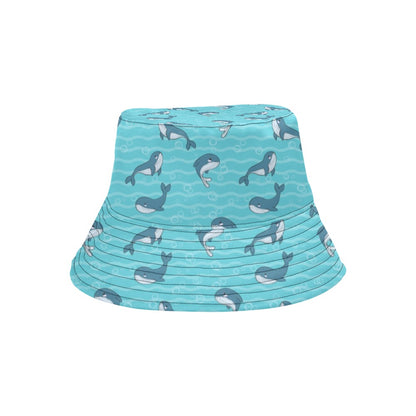 Whale Print Design LKS303 Unisex Bucket Hat