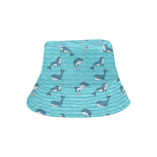 Whale Print Design LKS303 Unisex Bucket Hat
