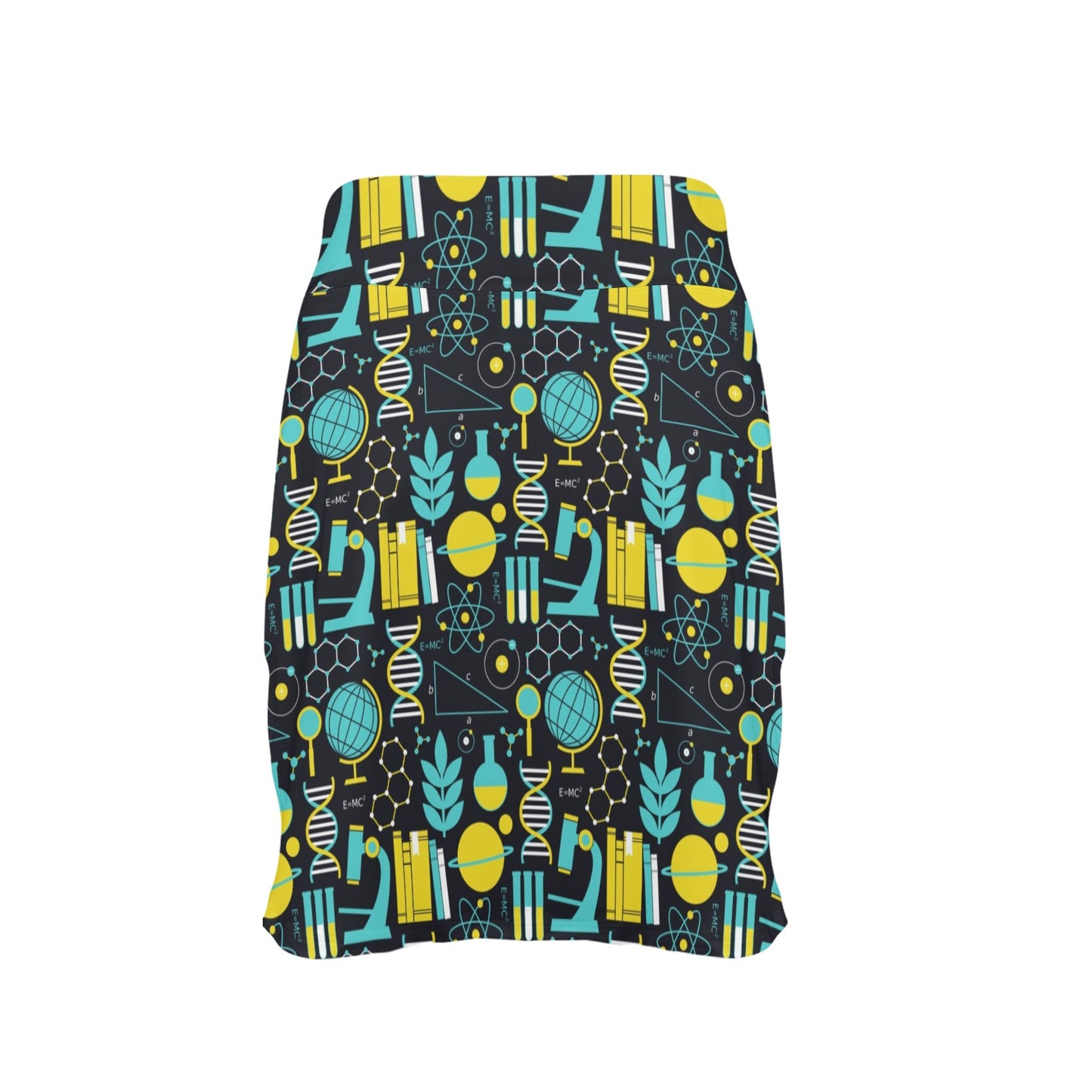 Science Print Design LKS301 17" Golf & Pickleball Skort with Pockets