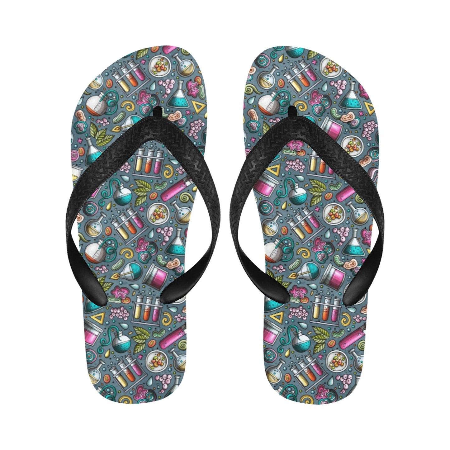 Science Print Design LKS304 Flip Flops