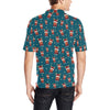 Reindeer Print Design LKS406 Men Polo Shirt