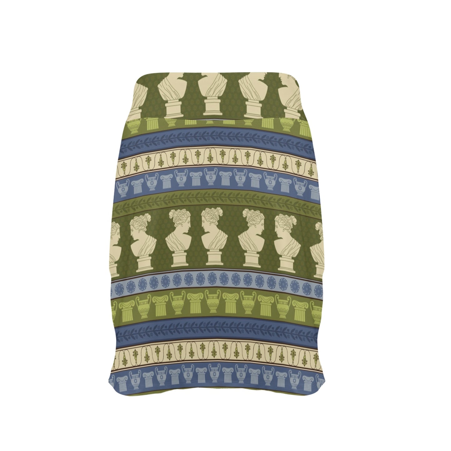 Ancient Greek Statue Print Design LKS301 17" Golf & Pickleball Skort with Pockets