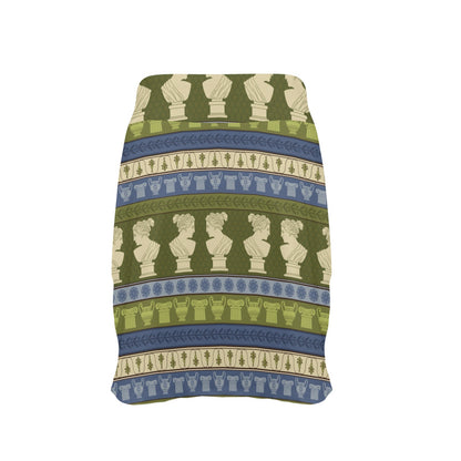 Ancient Greek Statue Print Design LKS301 17" Golf & Pickleball Skort with Pockets