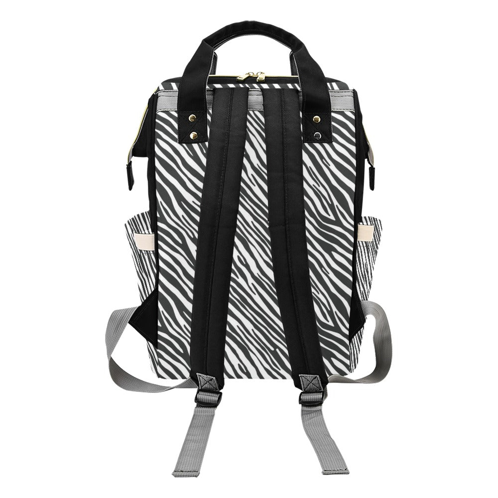 Zebra Classic Print Design LKS302 Diaper Bag Backpack