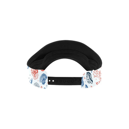 Seashell Print Design LKS307 Unisex Sun Visor