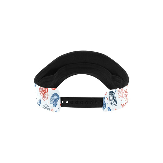 Seashell Print Design LKS307 Unisex Sun Visor