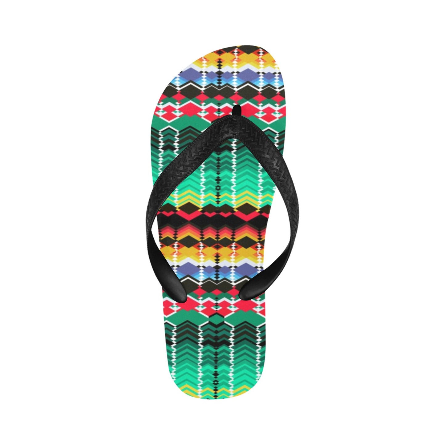 Serape Print Design LKS307 Flip Flops