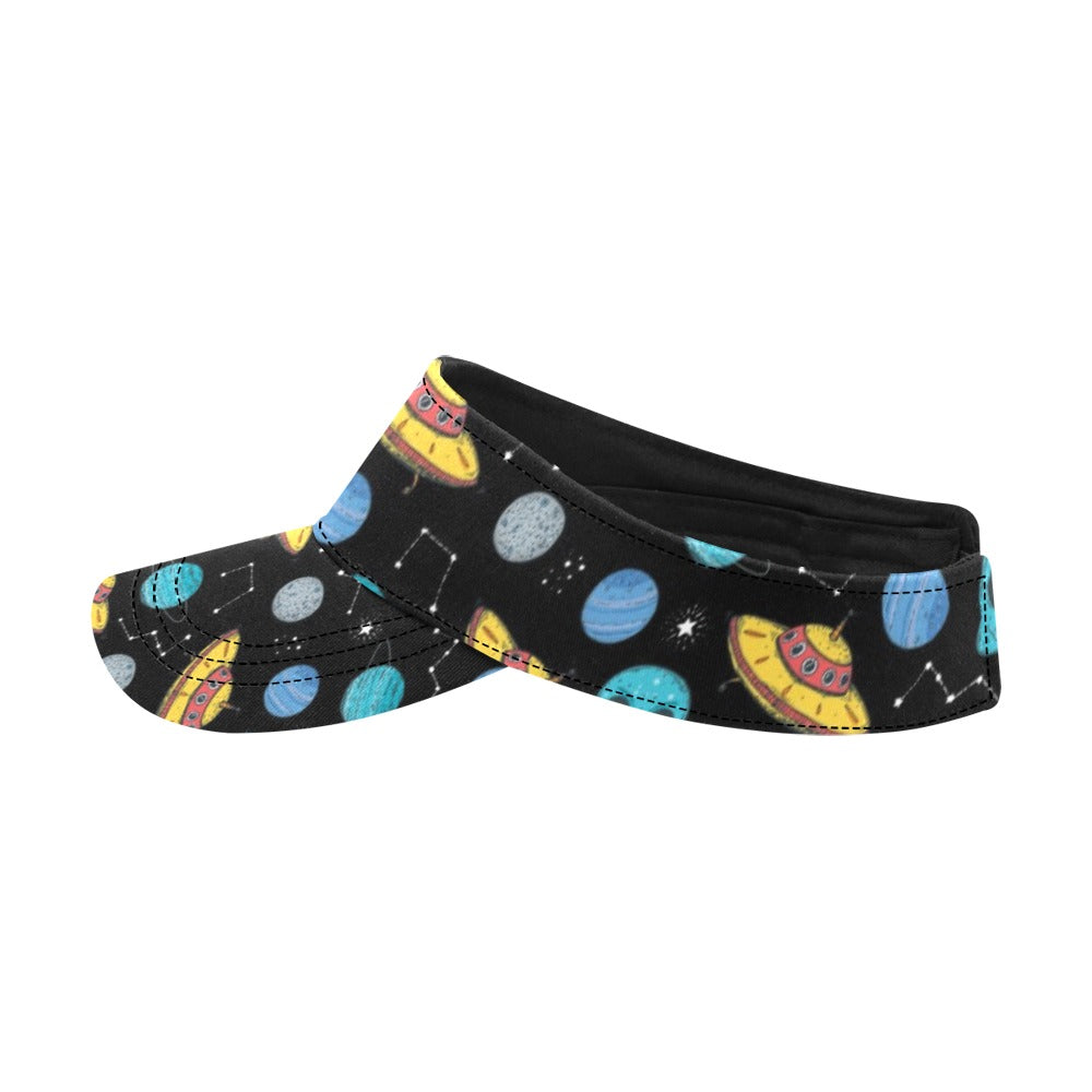 UFO Alien Print Design LKS306 Unisex Sun Visor
