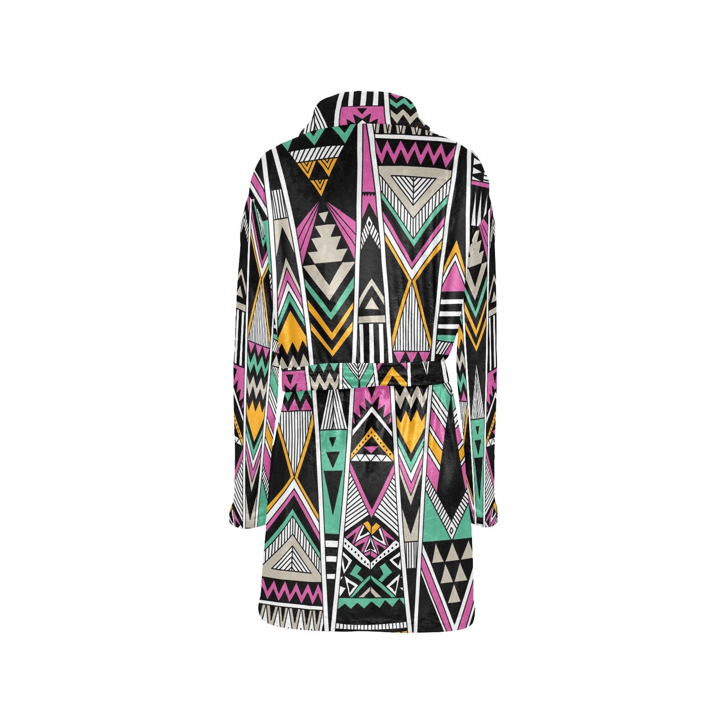 Tribal Aztec Triangle Women's Fleece Robe