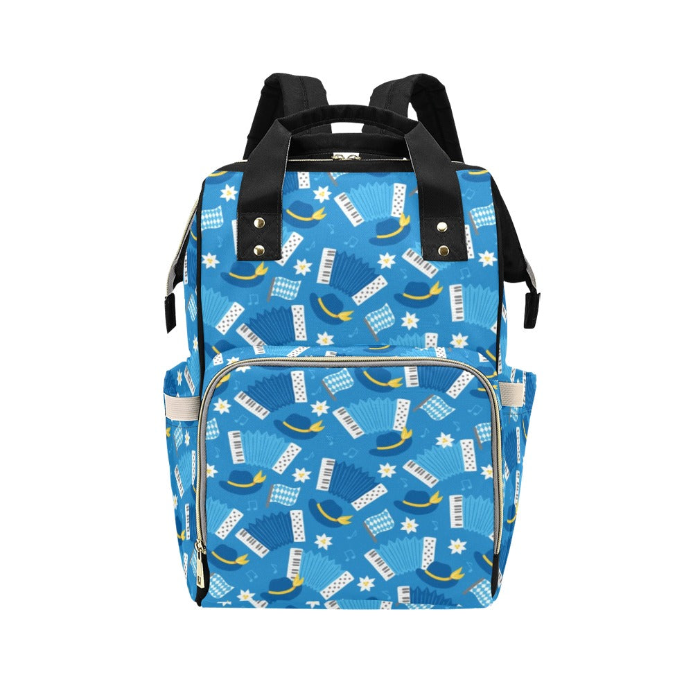 Accordion Print Design LKS401 Diaper Bag Backpack