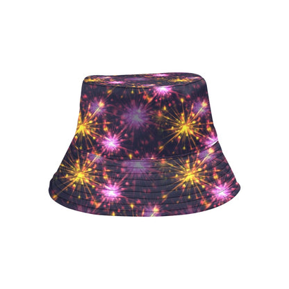 Firework Print Design LKS303 Unisex Bucket Hat
