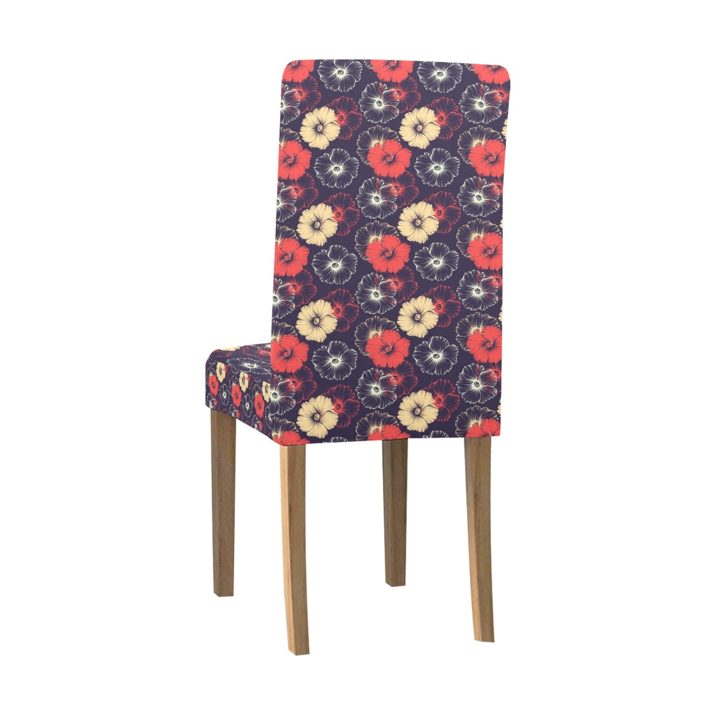 Tropical Flower Print Design LKS302 Dining Chair Slipcover