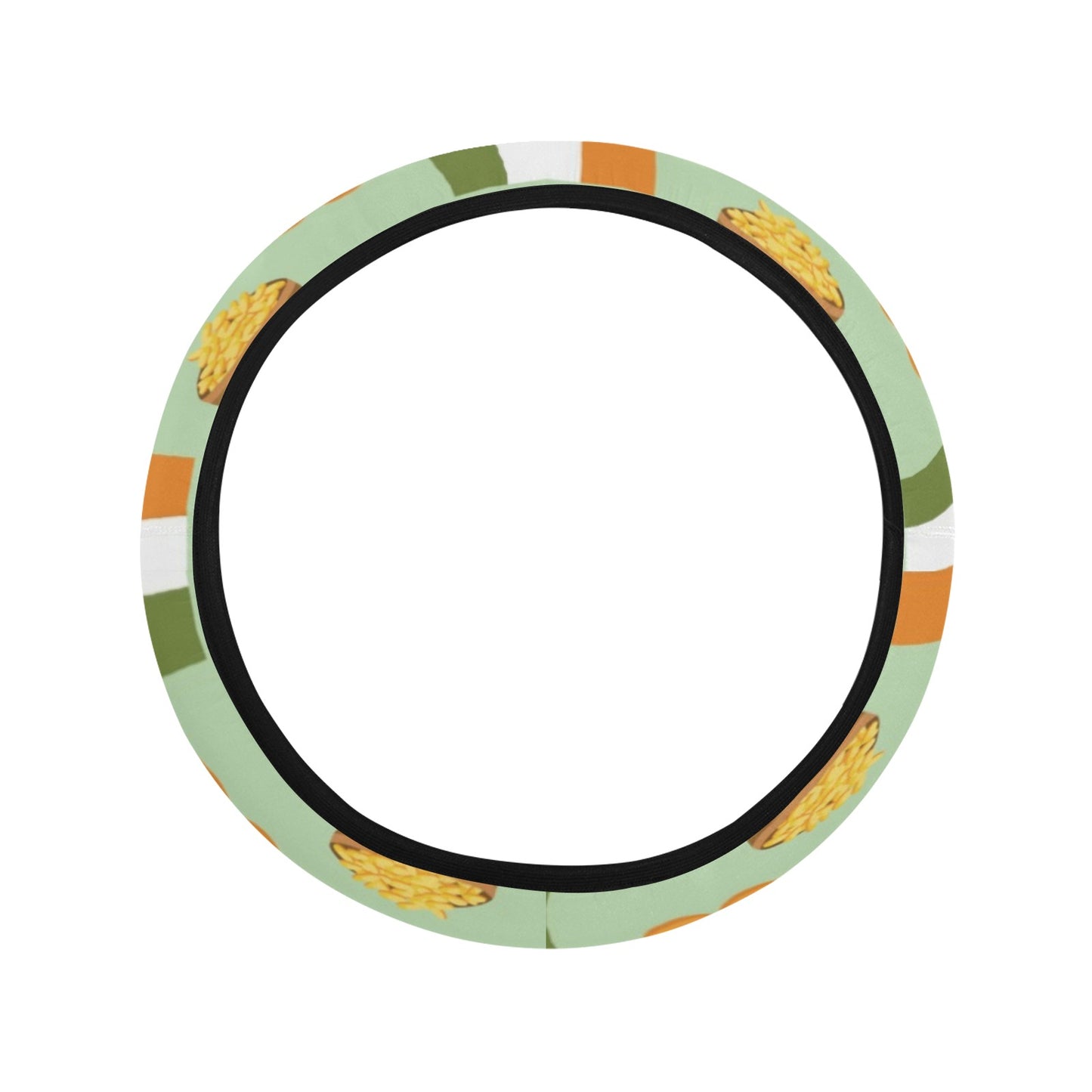St Patricks Day Print Design LKS302 Steering Wheel Cover with Elastic Edge