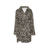 Horseshoe Print Design LKS303 Women's Fleece Robe