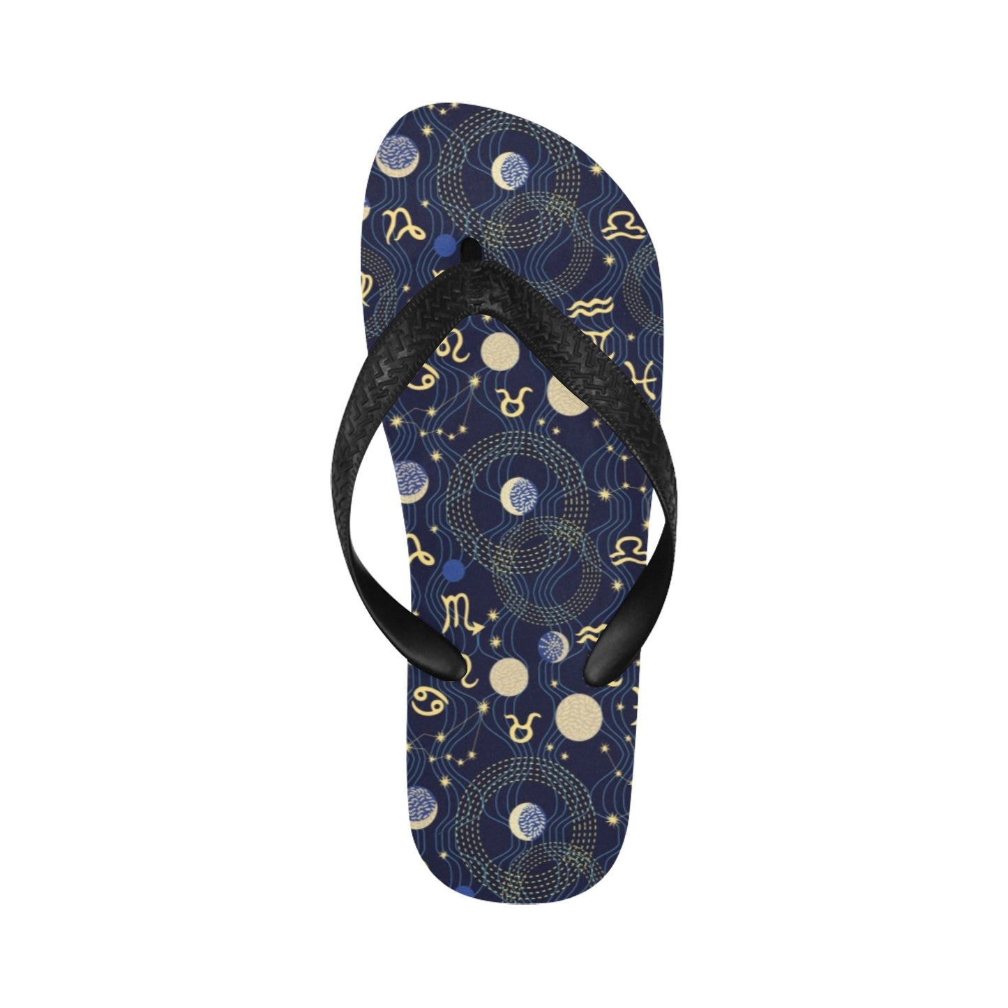Zodiac Print Design LKS302 Flip Flops