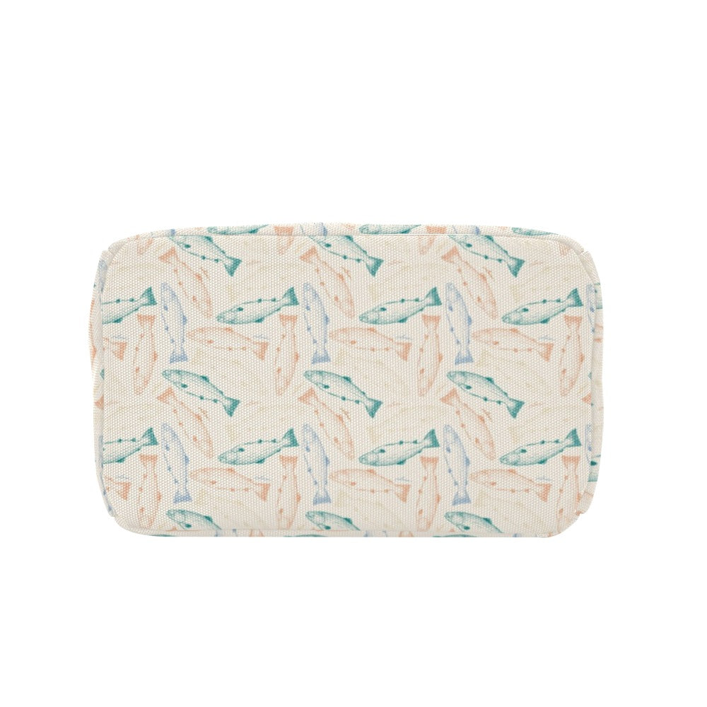 Salmon Fish Print Design LKS305 Insulated Lunch Bag