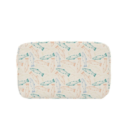 Salmon Fish Print Design LKS305 Insulated Lunch Bag