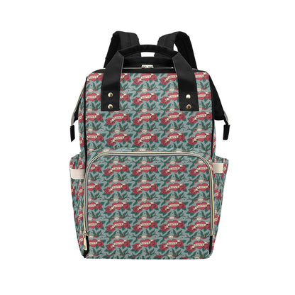 Tattoo Heart Print Design LKS301 Diaper Bag Backpack