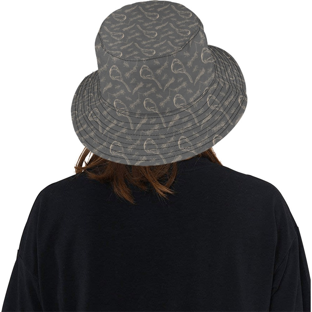 Steak Print Design LKS302 Unisex Bucket Hat