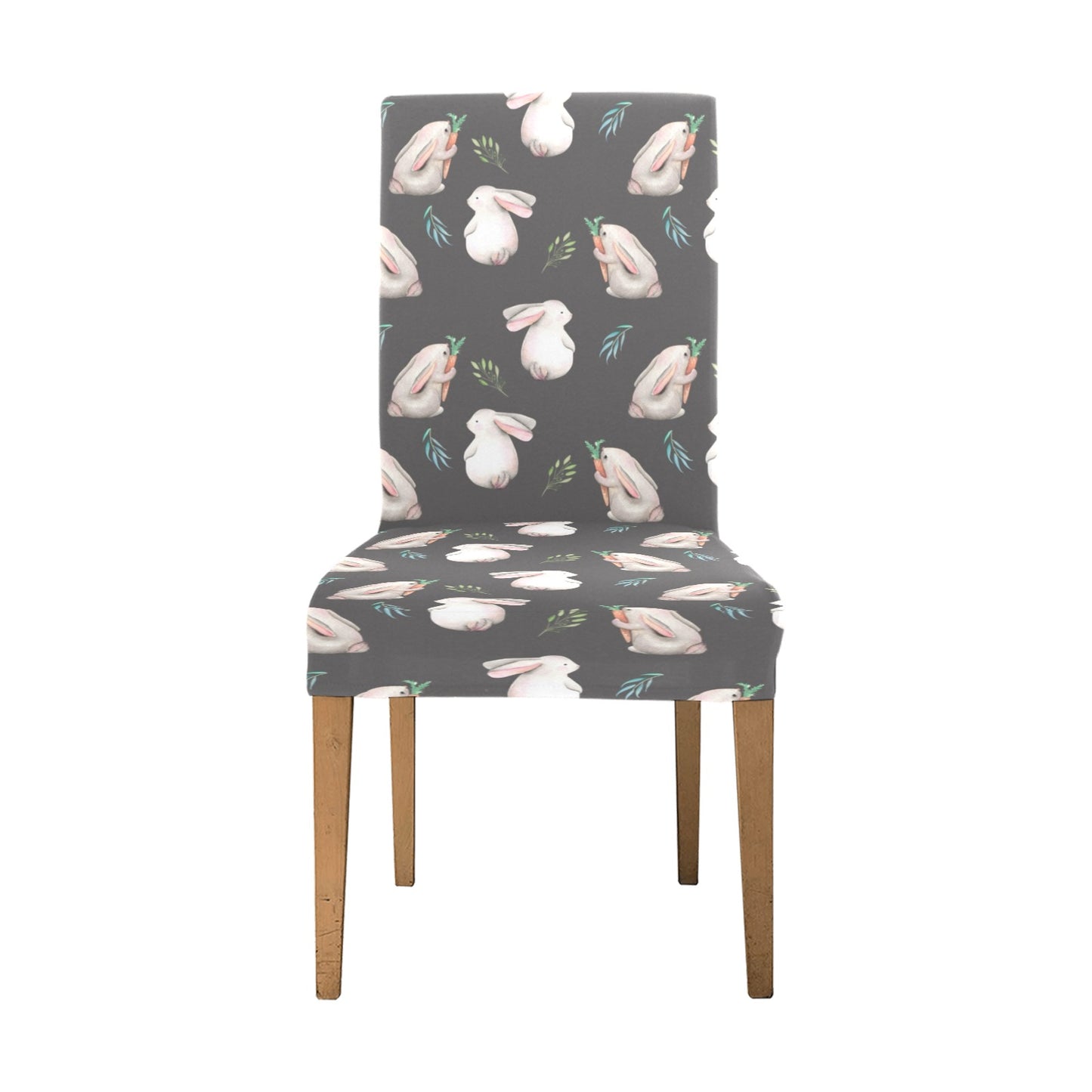 Rabbit Print Design LKS402 Dining Chair Slipcover