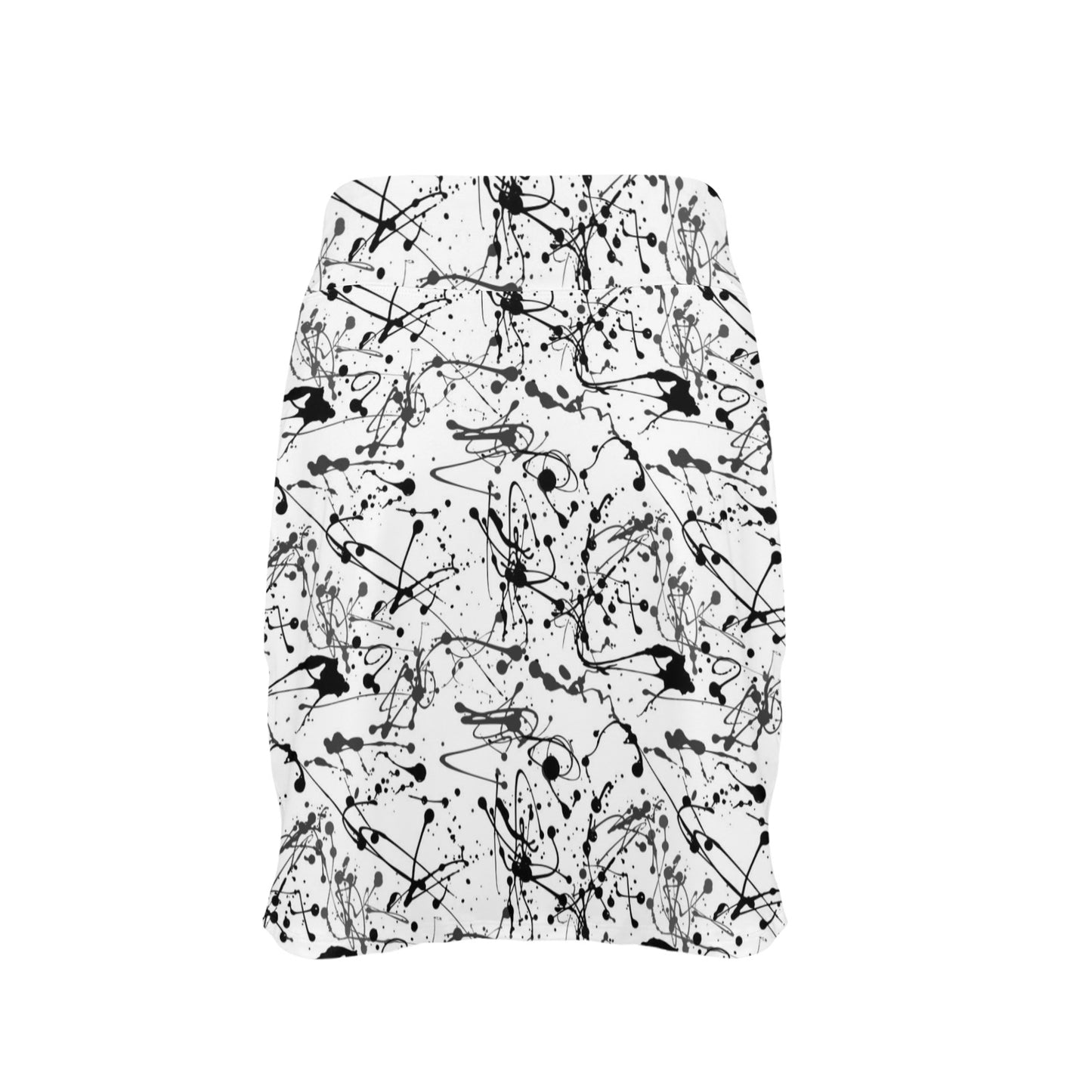 Splatter Print Design LKS305 17" Golf & Pickleball Skort with Pockets