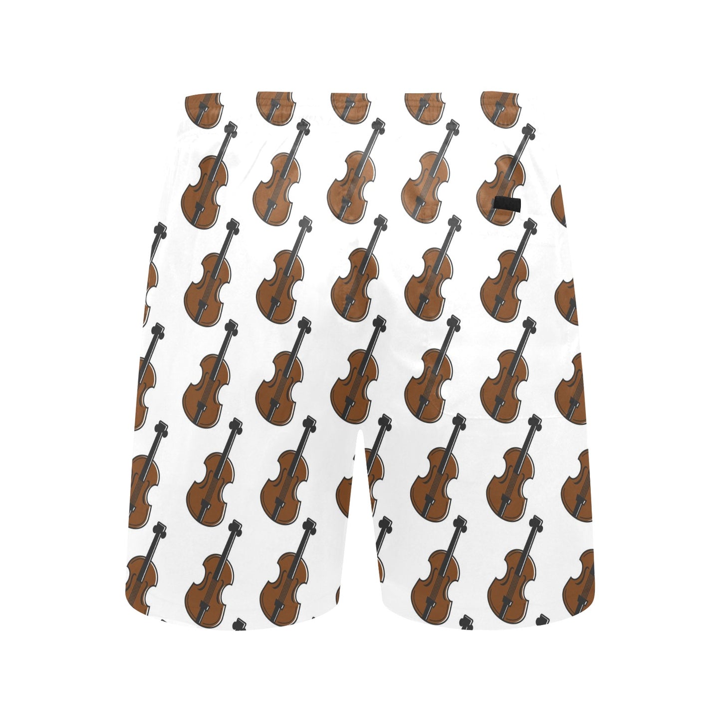 Violin Print Design LKS405 Men's Swim Trunks Beach Shorts