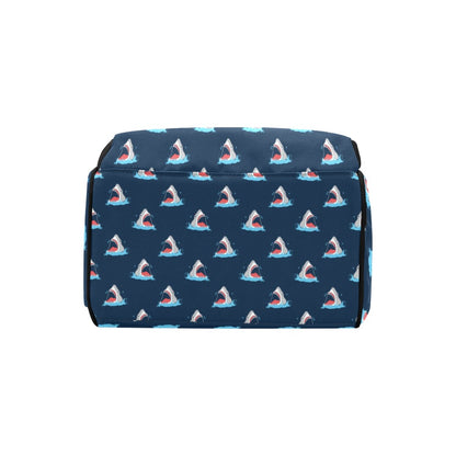 Shark Print Design LKS3010 Diaper Bag Backpack