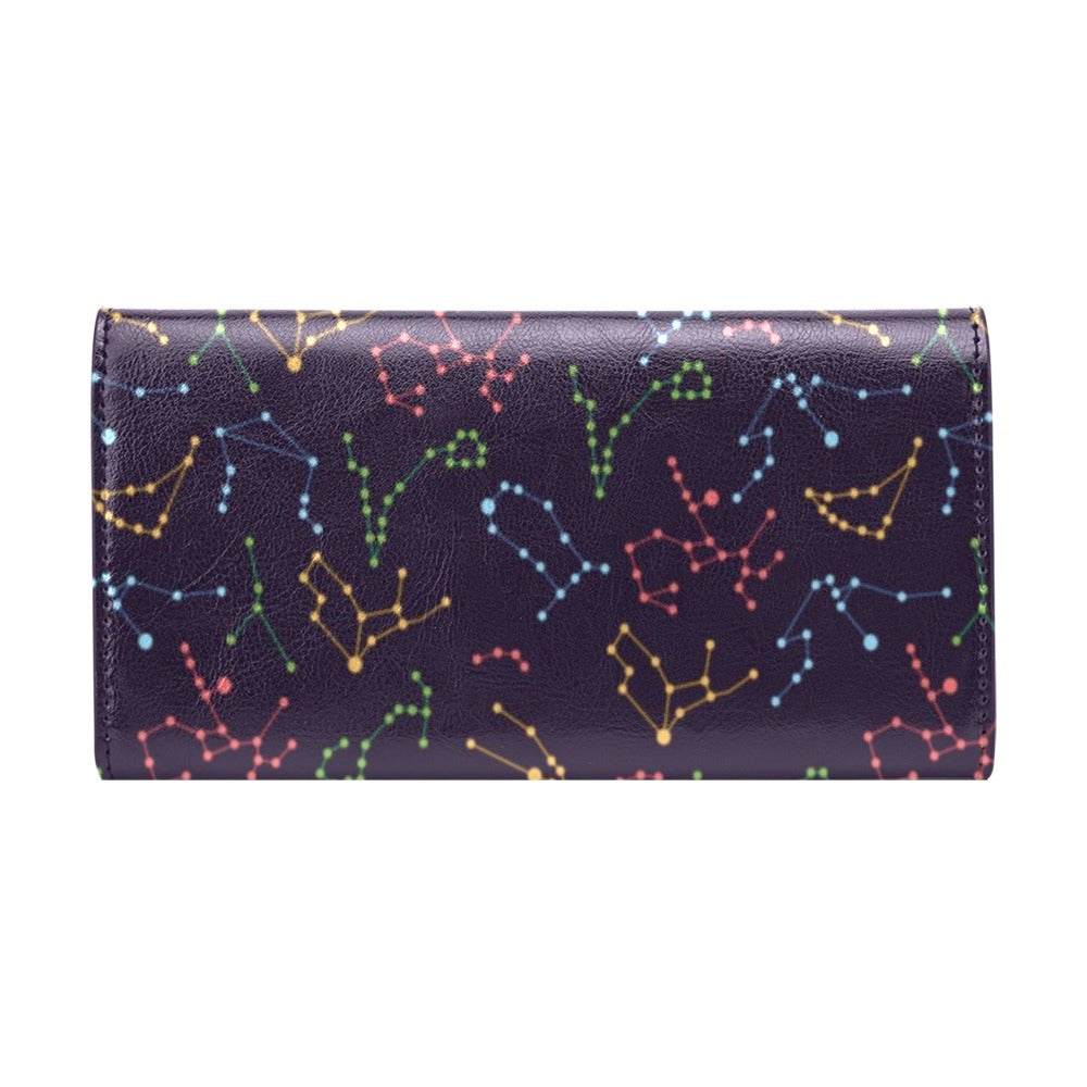 Zodiac Print Design LKS301 Women's Trifold Wallet