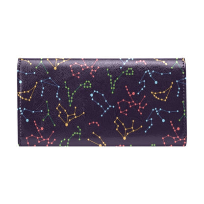 Zodiac Print Design LKS301 Women's Trifold Wallet
