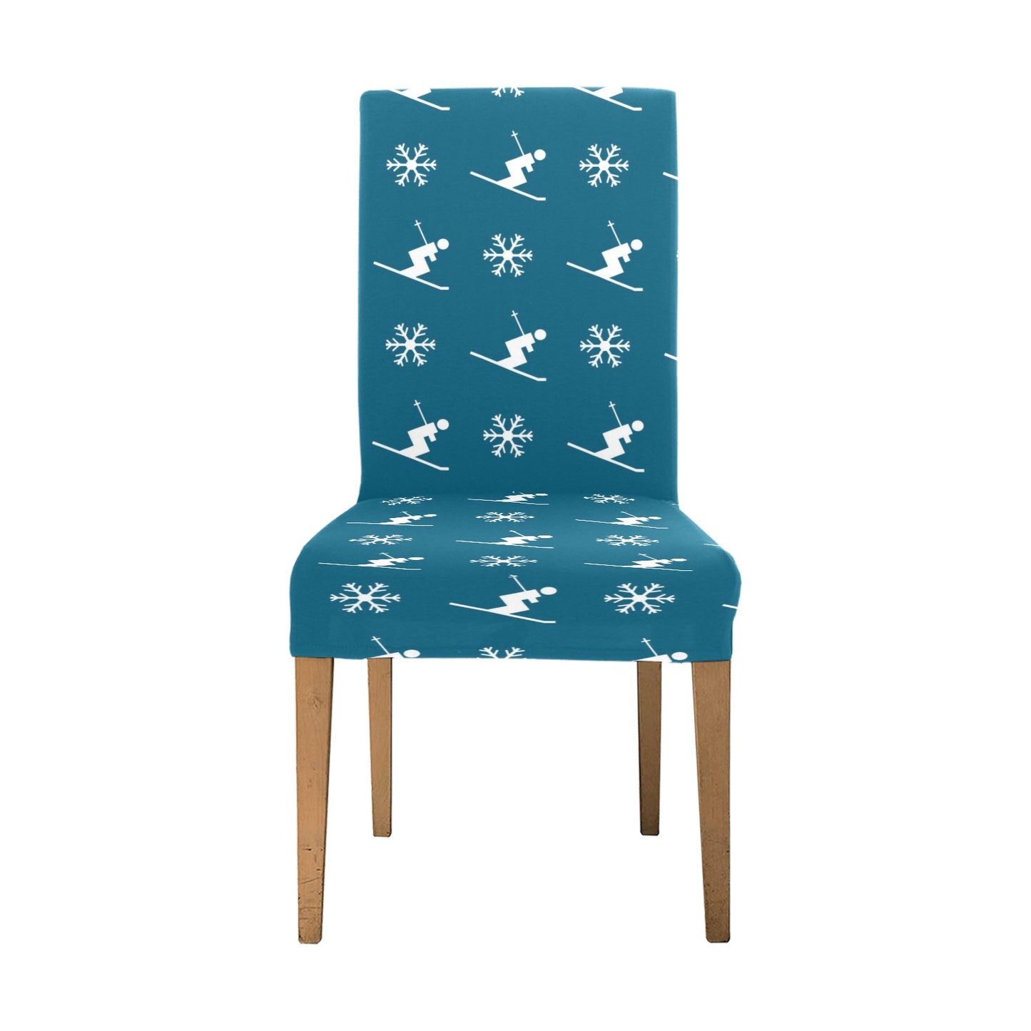 Ski Print Design LKS301 Dining Chair Slipcover