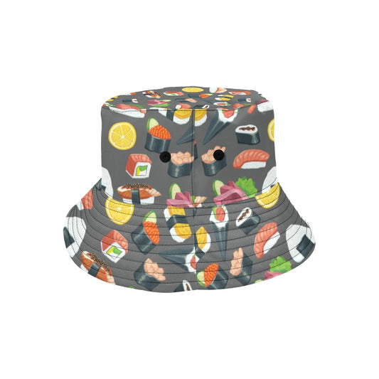 Sushi Print Design LKS302 Unisex Bucket Hat