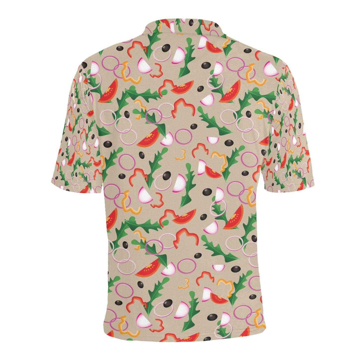 Salad Print Design LKS303 Men Polo Shirt