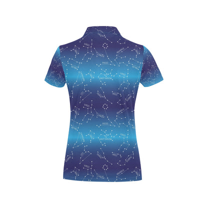 Virgo Print Design LKS302 Women's Polo Shirt