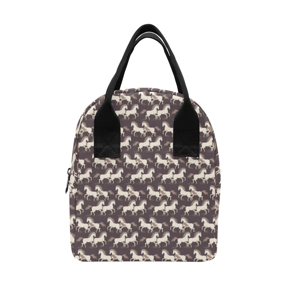 Horse Print Design LKS304 Insulated Lunch Bag