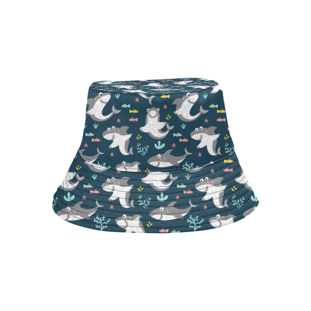 Shark Print Design LKS307 Unisex Bucket Hat
